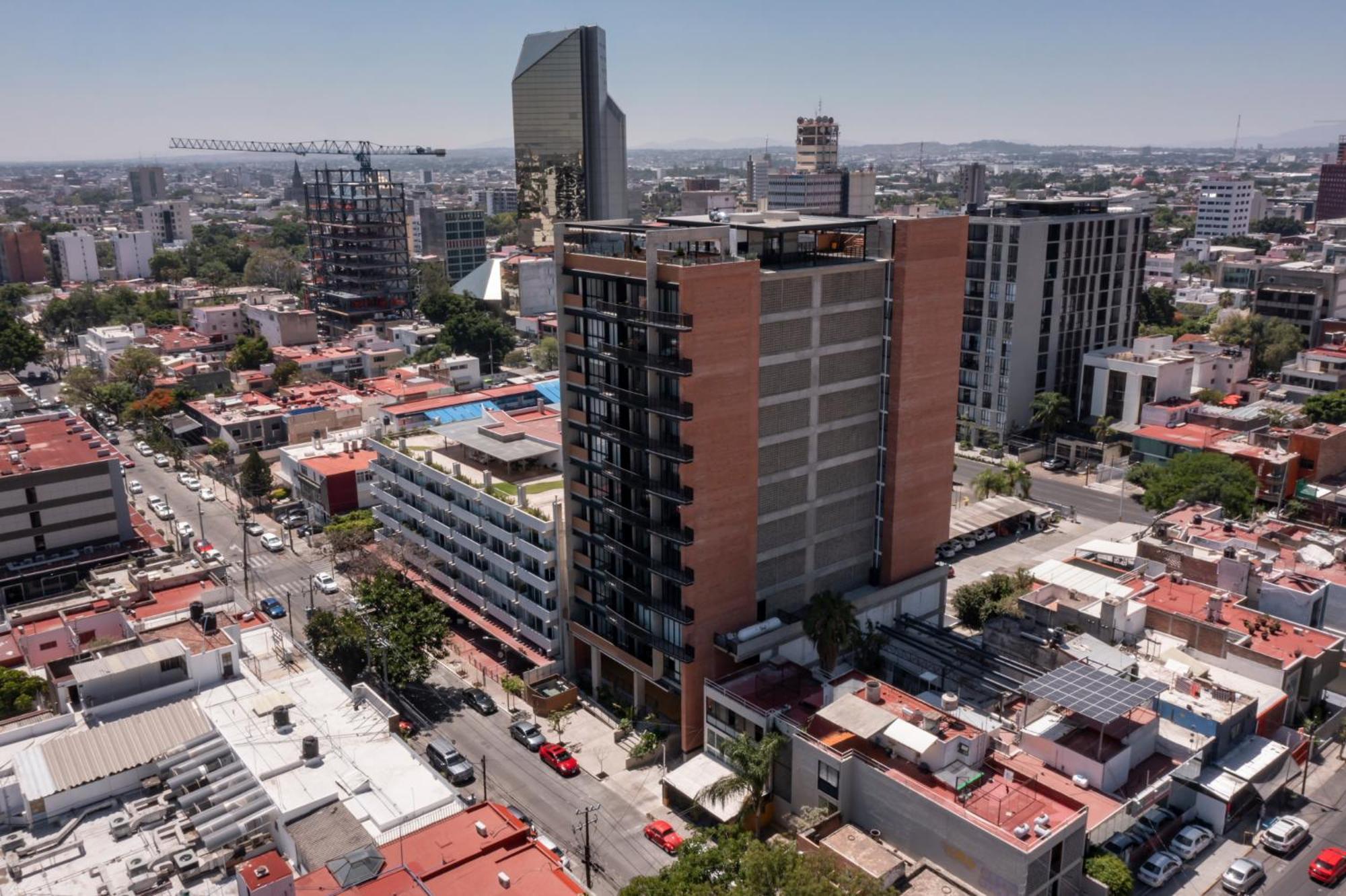 Galeria Flat Rooftop Pool Witgdl Guadalajara Esterno foto